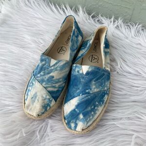 TOMS Women's Alpargata Rope Slip-On Shoes Multicolor Size 7 Tie-Dye